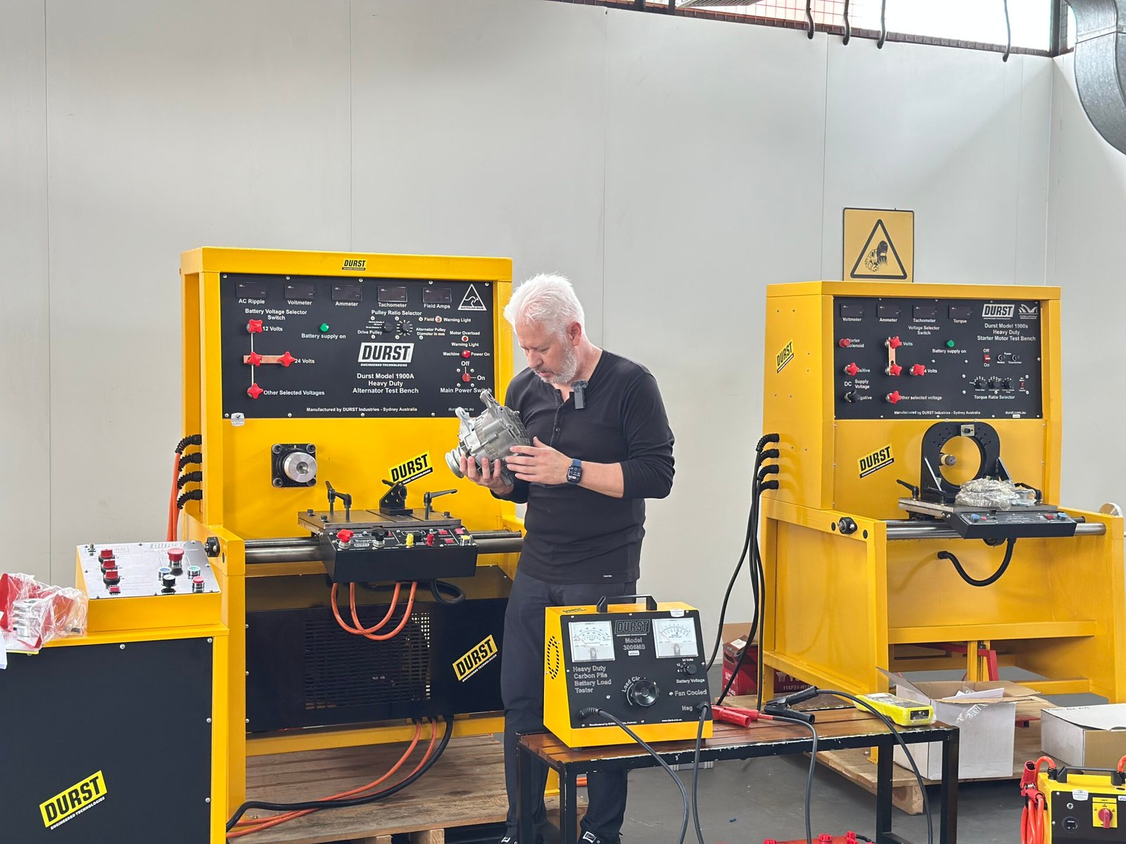 test benches durst demo with hexindo